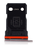 Replacement Dual SIM Card Tray Compatible with OnePlus 8 (Polar Silver)