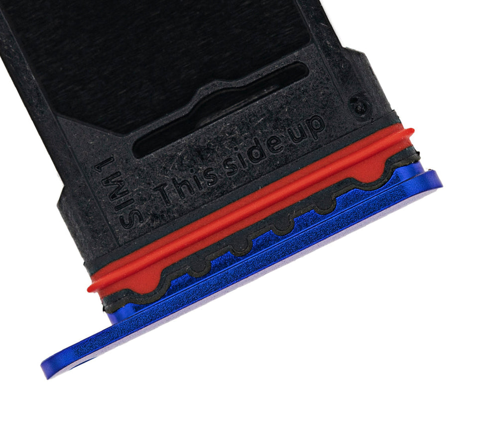 Replacement Dual SIM Card Tray Compatible For OnePlus 8 Pro (Blue)