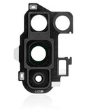 Onyx black replacement back camera lens with bracket for OnePlus 8 Pro, showing the lens and mounting hardware.
