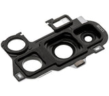 Onyx black replacement back camera lens with bracket for OnePlus 8 Pro, showing the lens and mounting components.
