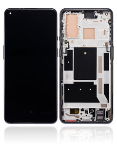 Replacement OLED Assembly with Frame for OnePlus 9 (International Version, Refurbished, Astral Black)