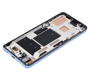 Replacement OLED Assembly With Frame Compatible For OnePlus 9 (International Version) (Refurbished) (Arctic Sky)