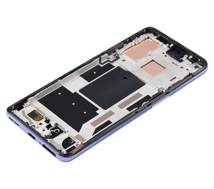 Replacement OLED Assembly With Frame Compatible for OnePlus 9 (International Version) (Refurbished) (Winter Mist)