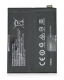 Replacement battery for OnePlus 9R and 8T, compatible with BLP801, showing the battery with connectors and branding.