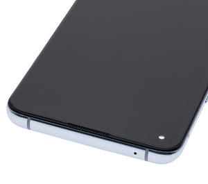 Replacement OLED Assembly With Frame Compatible For OnePlus 8T (Refurbished) (Lunar Silver)