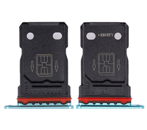 Replacement Dual SIM Card Tray Compatible For OnePlus 8T (Aquamarine Green)