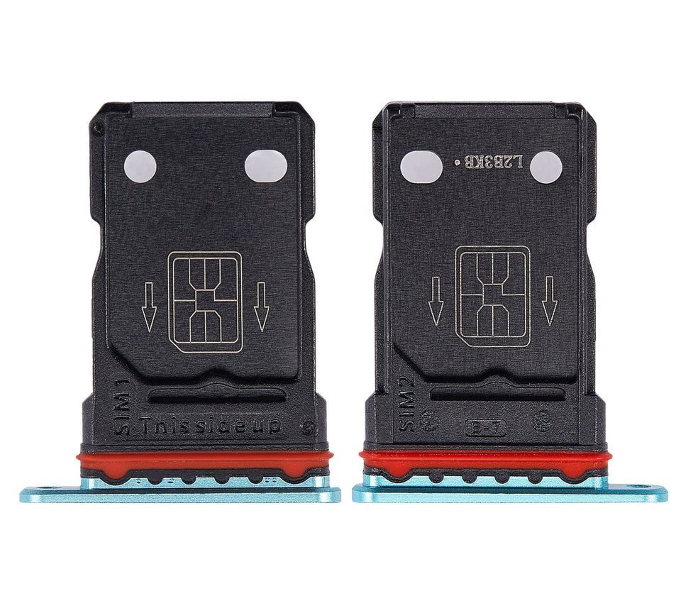 Replacement Dual SIM Card Tray Compatible For OnePlus 8T (Aquamarine Green)