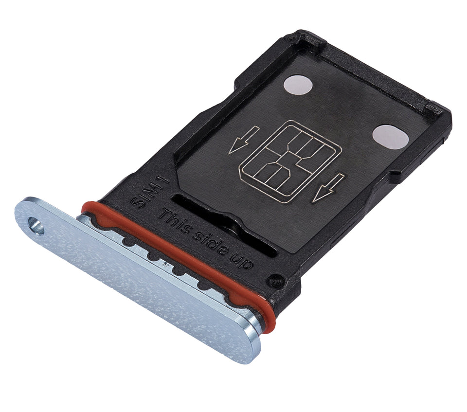 Replacement Dual SIM Card Tray Compatible For OnePlus 8T (Lunar Silver)