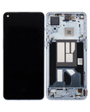 Replacement OLED Assembly With Frame Compatible For OnePlus 9RT 5G (Refurbished) (Nano Silver)