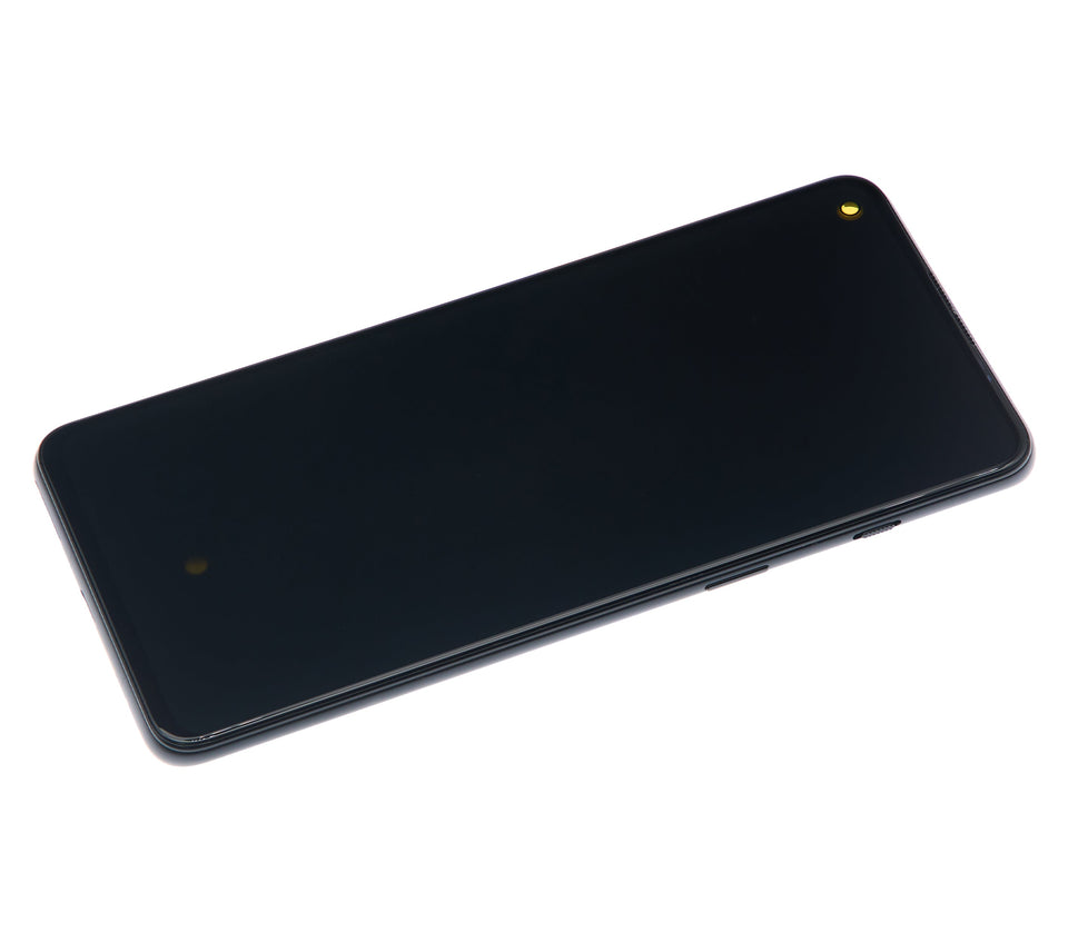 Replacement OLED Assembly With Frame Compatible For OnePlus 9RT 5G (Refurbished) - Hacker Black