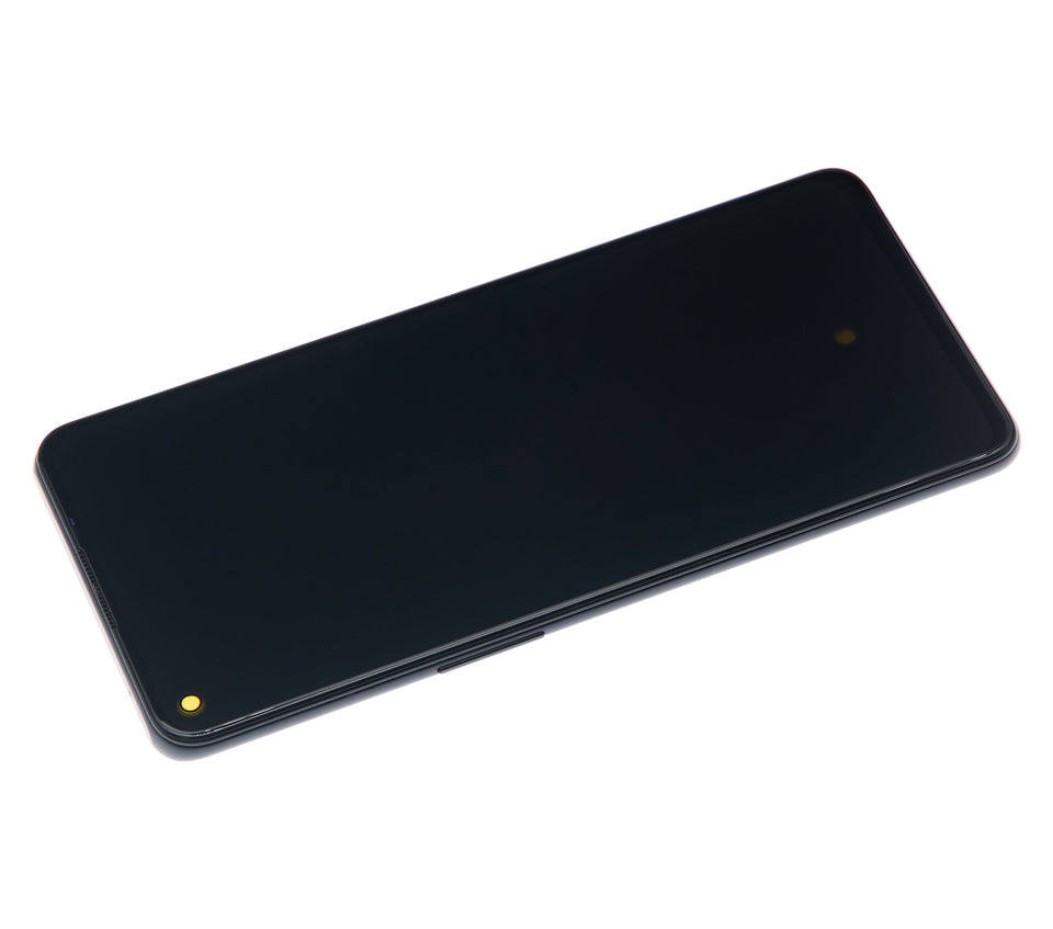 Replacement OLED Assembly With Frame Compatible For OnePlus 9RT 5G (Refurbished) - Hacker Black