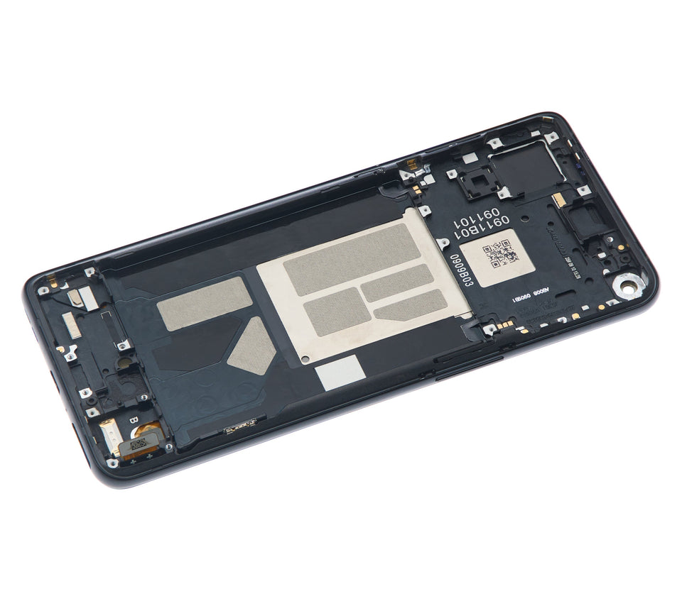 Replacement OLED Assembly With Frame Compatible For OnePlus 9RT 5G (Refurbished) - Hacker Black