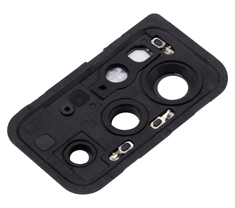 Replacement Back Camera Lens with Cover Bezel Ring Compatible for OnePlus 9RT 5G (Blue)