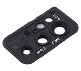 Replacement Back Camera Lens with Cover Bezel Ring Compatible for OnePlus 9RT 5G (Hacker Black)