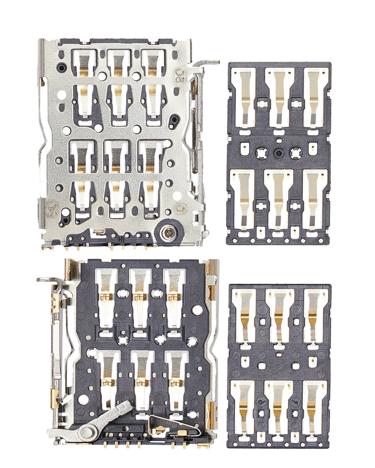 Replacement SIM Card Reader Compatible For OnePlus 9RT / OPPO Reno6 Pro / Reno7 Pro / Find X5 Pro (2 Piece Set)