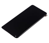 Refurbished OLED assembly without frame for OnePlus 11 smartphone, showing the colorful display screen.