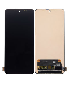 Refurbished replacement OLED assembly without frame for OnePlus 10R, showing a colorful, high-resolution display screen.