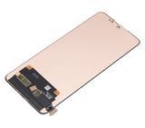 Refurbished OnePlus 10R OLED assembly without frame, showing a colorful LCD screen for replacement repair.