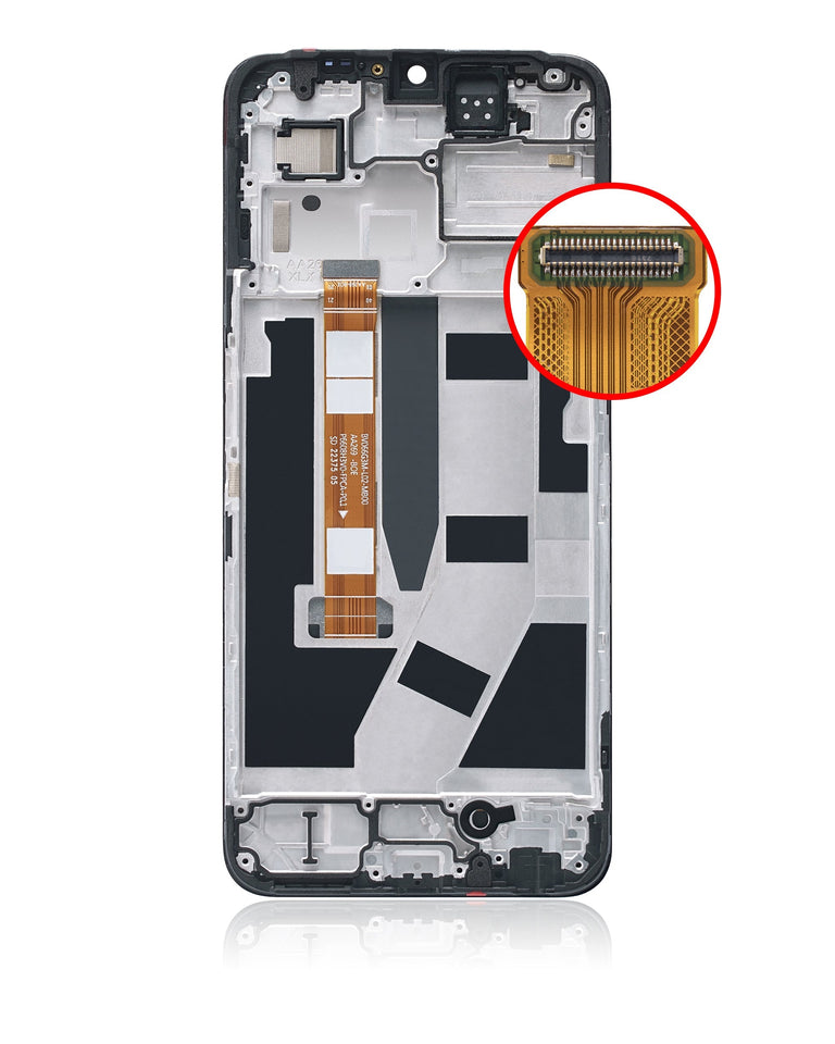 LCD Assembly With Frame Replacement Compatible For OnePlus Nord N300 5G (Refurbished, All Colors)