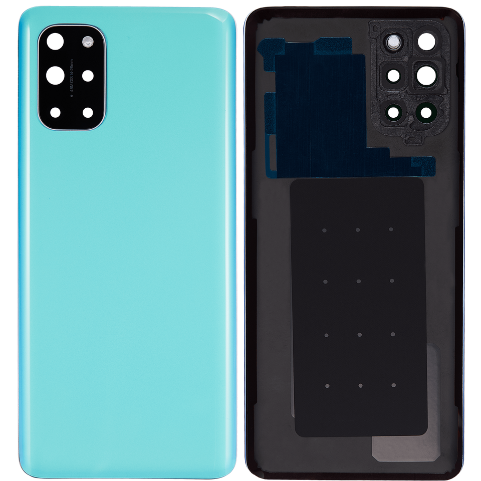 Replacement Back Cover Glass With Camera Lens Compatible For OnePlus 8T (Aftermarket Plus) (Aquamarine Green)