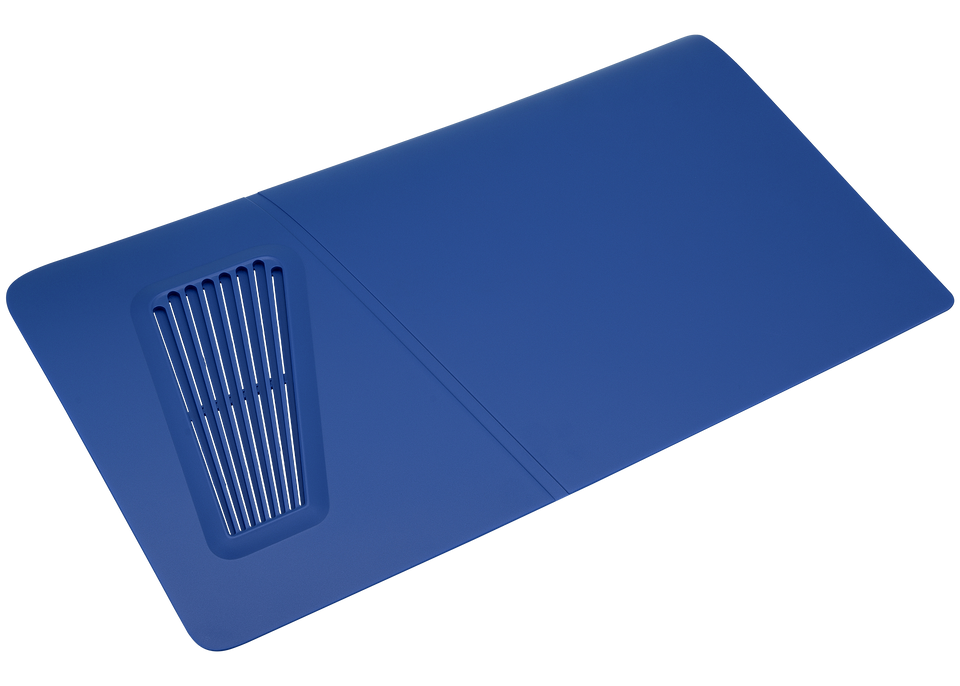 Replacement Console Shell for PlayStation 5 Slim Blue 2 Piece Set