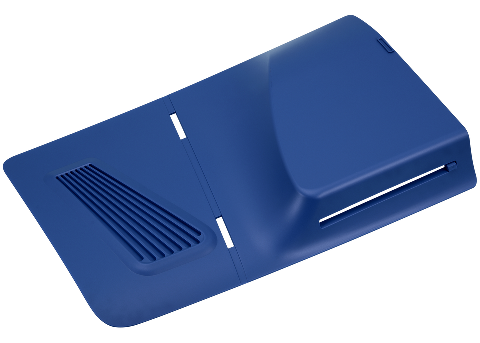 Replacement Console Shell for PlayStation 5 Slim Blue 2 Piece Set