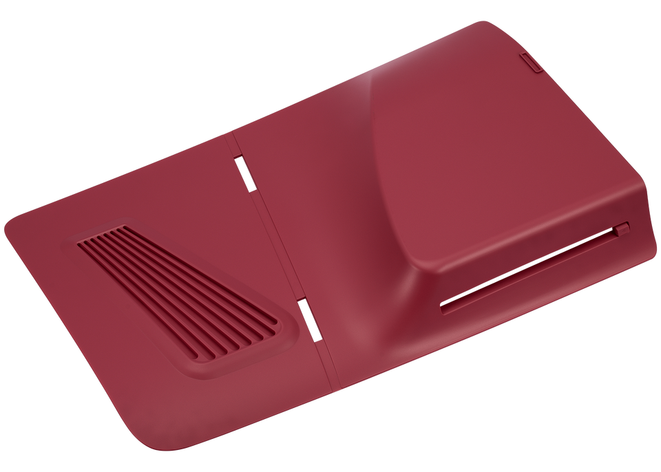 Replacement Console Shell for PlayStation 5 Slim Rose Red 2 Piece Set