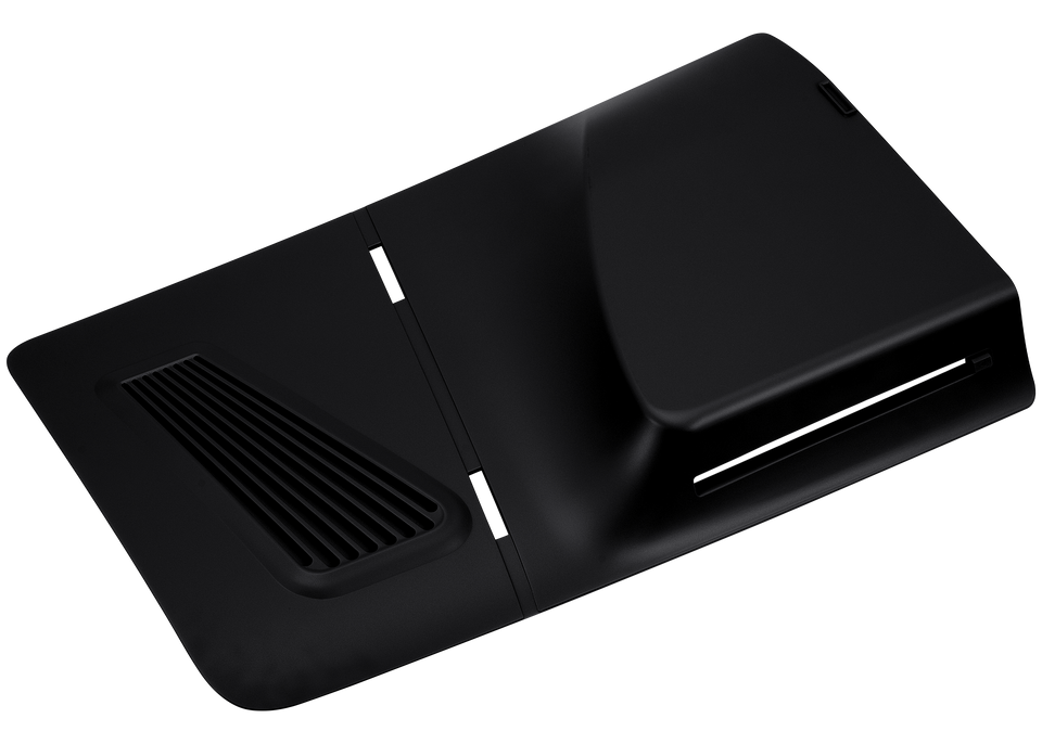 Replacement Console Shell for PlayStation 5 Slim Black 2 Piece Set