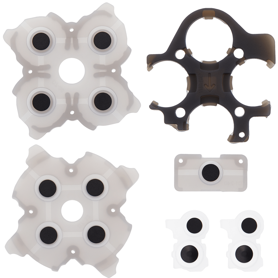 Replacement Conductive Rubber Pads Compatible for PlayStation 5 (V3) (6 Piece Set)