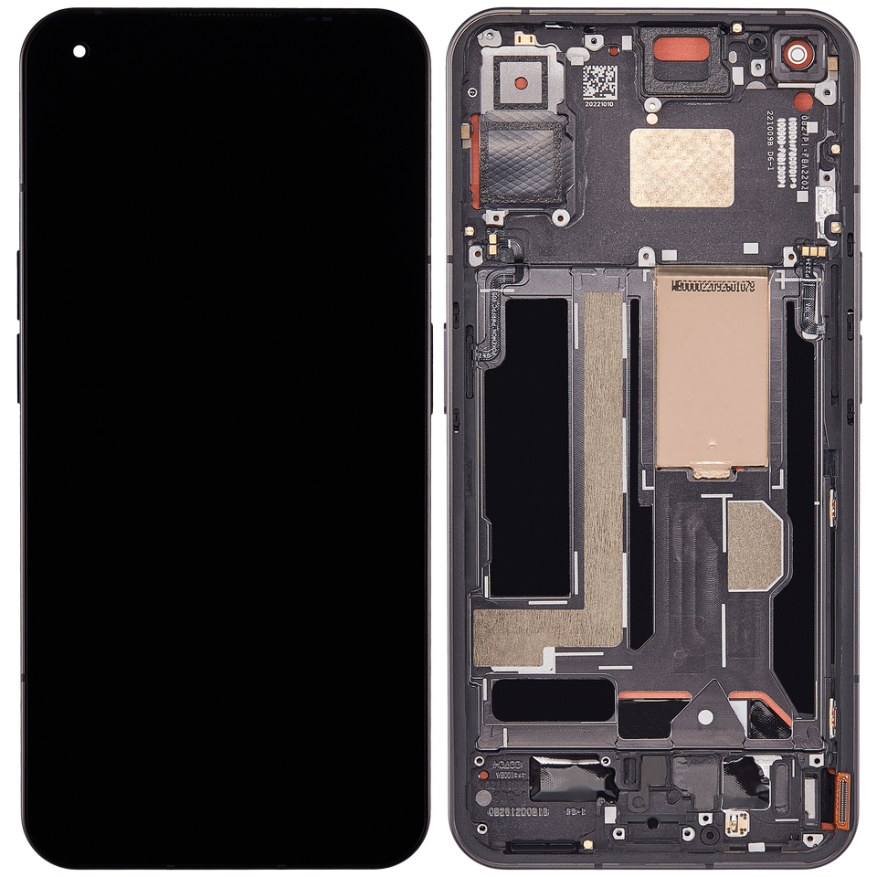 Replacement OLED Assembly With Frame Compatible For Nothing Phone 1 Refurbished (Black)