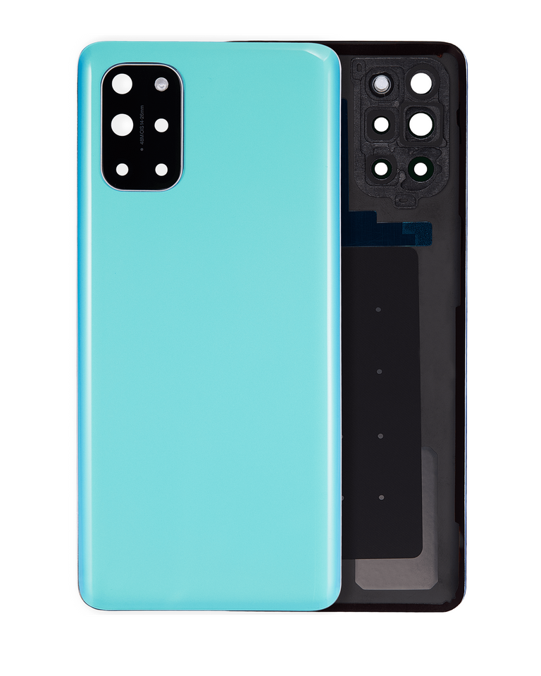 Replacement Back Cover Glass With Camera Lens Compatible For OnePlus 8T (Aftermarket Plus) (Aquamarine Green)