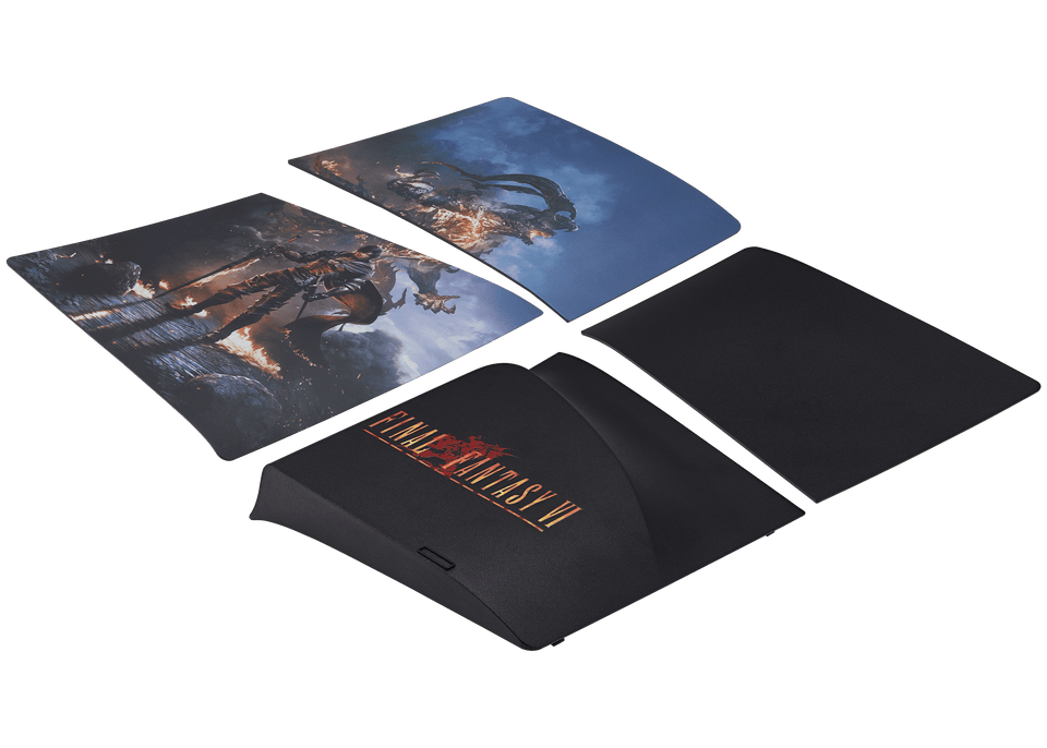 Replacement Faceplate Cover Top and Bottom for Sony PlayStation 5 Slim Disc Edition FFVI