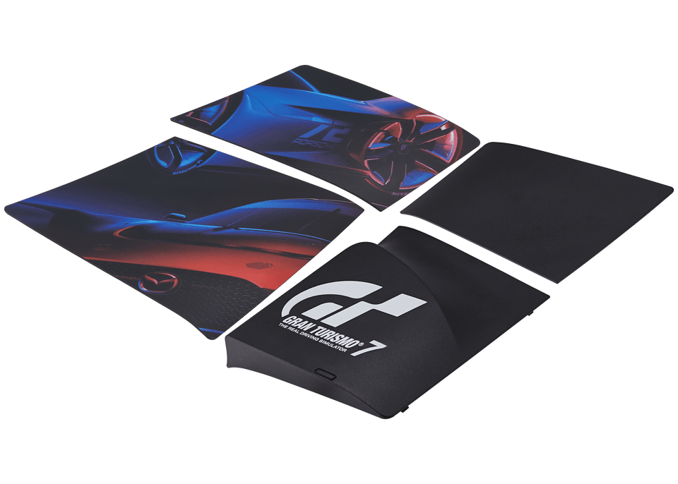 Replacement Faceplate Cover Top and Bottom for Sony PlayStation 5 Slim Disc Edition Gran Turismo 7
