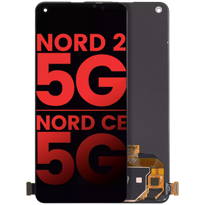 Replacement OLED Assembly Without Frame Compatible For OnePlus Nord 2 5G and OnePlus Nord CE 5G Aftermarket Plus All Colors