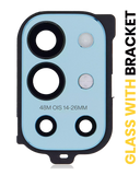 Replacement Back Camera Lens with Bracket Compatible for OnePlus 9R (Lake Blue)