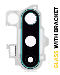 Replacement back camera lens with bracket for OnePlus 8 Pro in Glacial Green, showing the lens and mounting bracket.