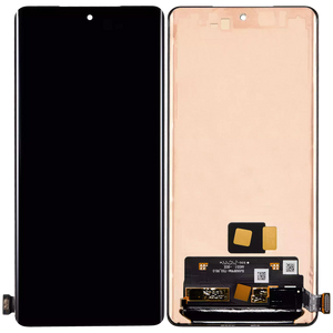 Refurbished OLED assembly without frame for OnePlus Ace 3 5G smartphone, shown in various colors, by My Store.