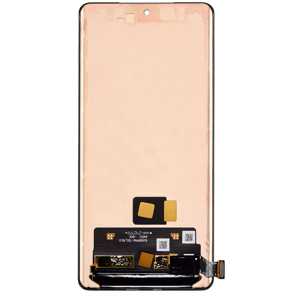 Refurbished OLED assembly without frame for OnePlus Ace 3 5G smartphone, shown in various colors, by My Store.