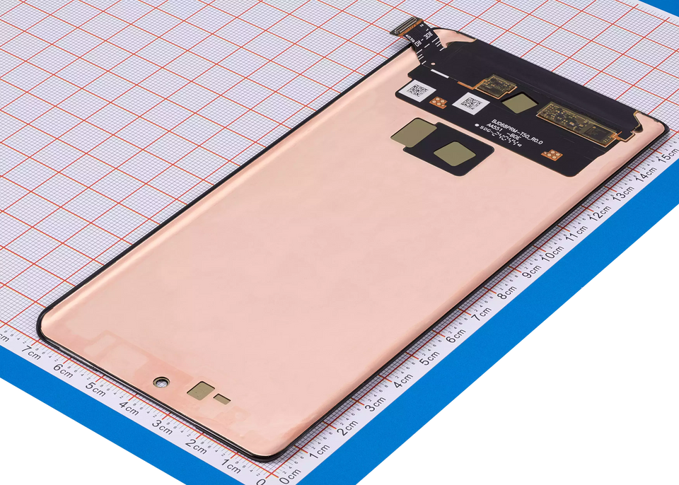 Refurbished OLED assembly without frame for OnePlus Ace 3 5G, vibrant display, all colors, compatible replacement screen.