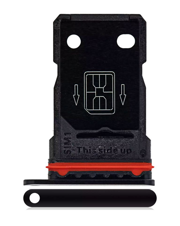 Replacement Dual SIM Card Tray Compatible For OnePlus 8 Pro (Onyx Black)