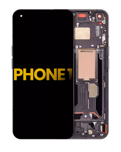 Replacement OLED Assembly With Frame Compatible For Nothing Phone 1 Refurbished (Black)