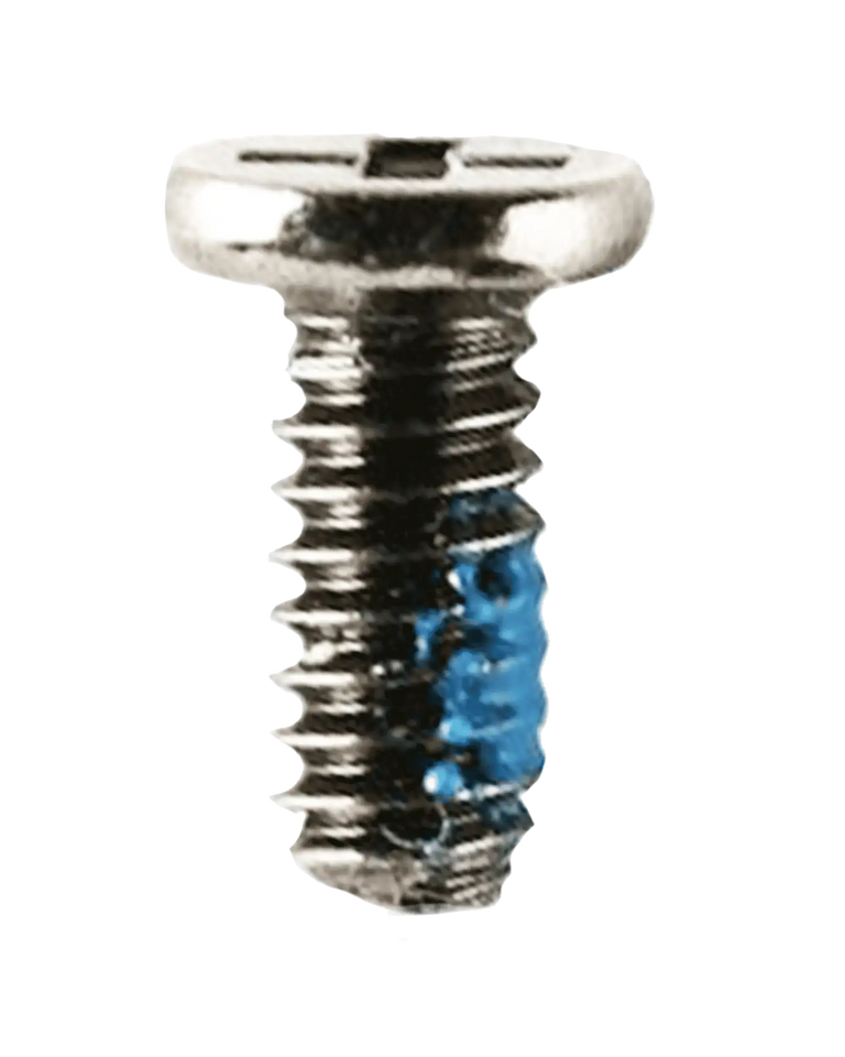 White replacement screw for OnePlus 10 Pro, genuine OEM machine-tapping screw, compatible with smartphone repair.