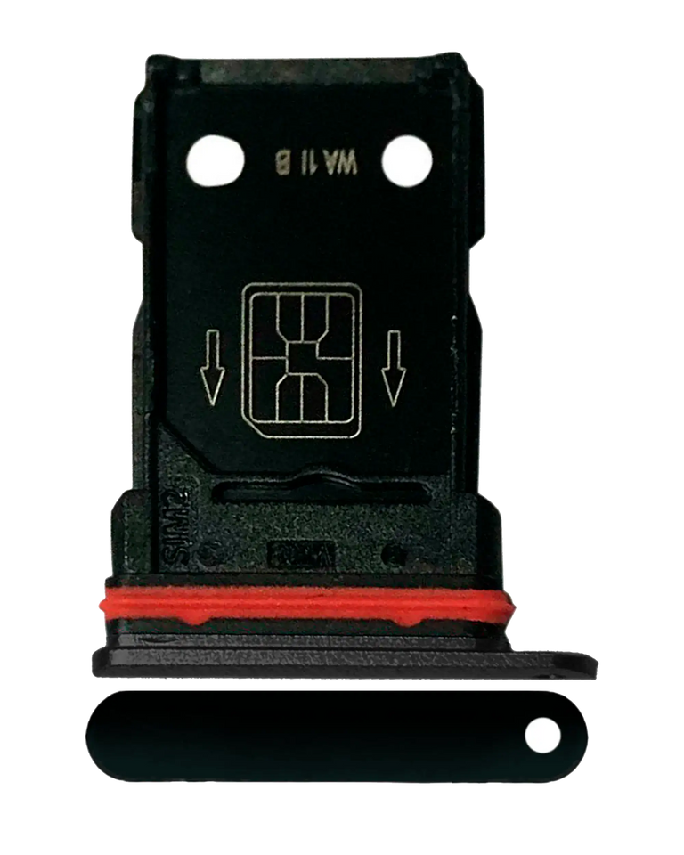 Replacement Dual SIM Card Tray Compatible with OnePlus 8 (Onyx Black)