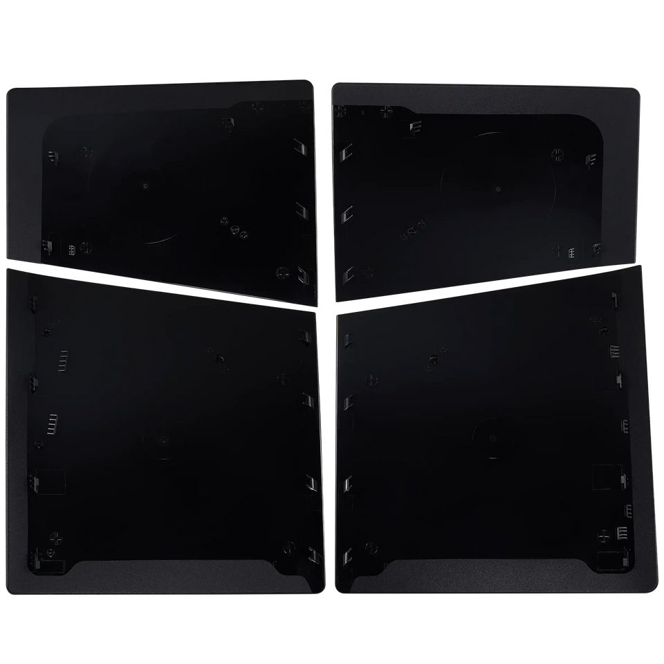 Replacement Faceplate Cover Top and Bottom for Sony PlayStation 5 Slim Black