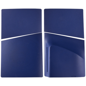 Replacement Faceplate Cover Top and Bottom for Sony PlayStation 5 Slim Disc Edition (Deep Purple Blue)