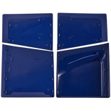 Replacement Faceplate Cover Top and Bottom for Sony PlayStation 5 Slim Disc Edition (Deep Purple Blue)