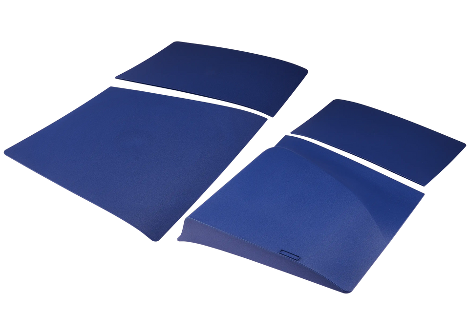 Replacement Faceplate Cover Top and Bottom for Sony PlayStation 5 Slim Disc Edition (Deep Purple Blue)