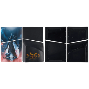 Replacement Faceplate Cover Top and Bottom for Sony PlayStation 5 Slim Disc Edition Diablo Reaper Of Souls