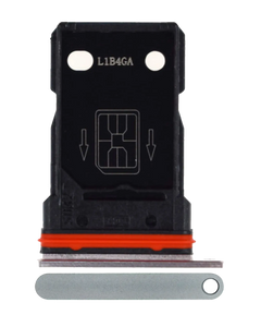 Replacement Dual SIM Card Tray Compatible with OnePlus 8 (Polar Silver)