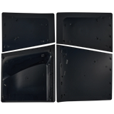 Replacement Faceplate Cover Top and Bottom for Sony PlayStation 5 Slim Disc Edition Black